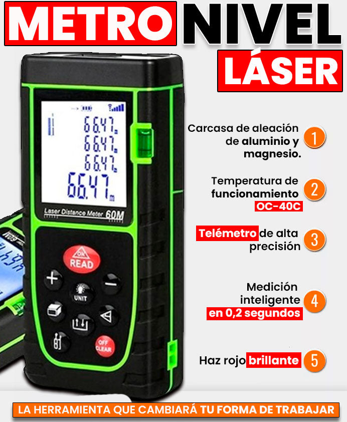 METRO NIVEL LÁSER🧰