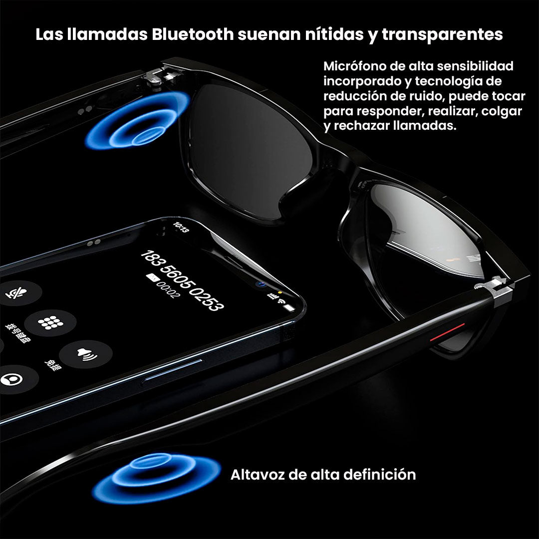 Gafas de traducción inalámbricas con Bluetooth y IA🌍
