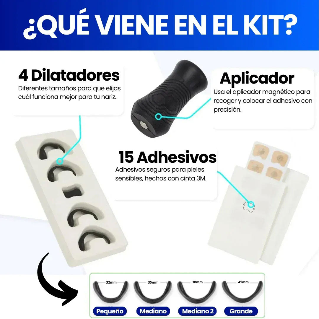 Kit x15 o x30 IMANES de Dilatadores Nasales Magnéticos – Respirá Mejor, Dormí Mejor🍃☪️
