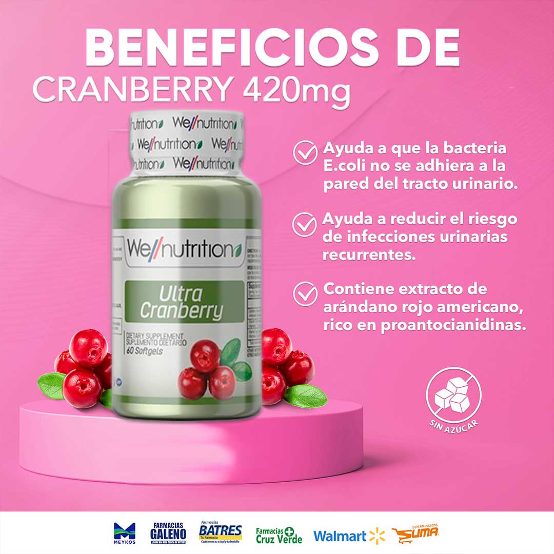 🍒ULTRA CRANBERRY Cápsulas para la Cistitis e infección urinaria