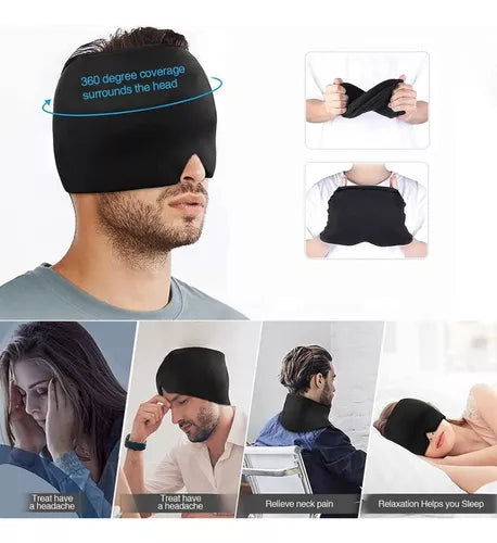 GORRO TERAPÉUTICO PARA MIGRAÑA FRÍO/CALOR