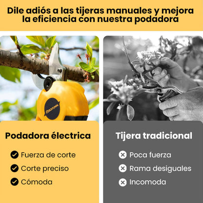 TIJERA PODADORA ELÉCTRICA ✂️⚡ ¡Podado preciso, potente y rápido!