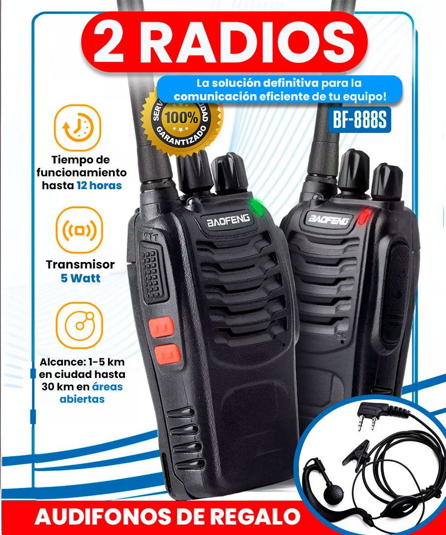 🎙️🙋Radio Walkie Talkie: Asegura una comunicación fluida y efectiva🔥