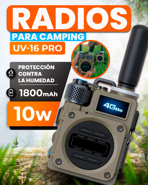 Mini radios de camping